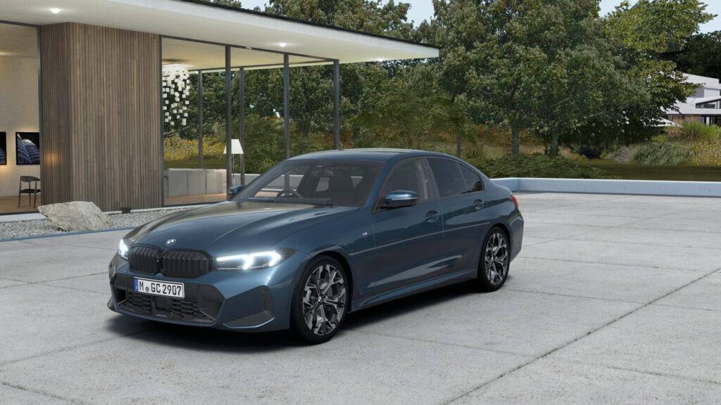 320d xDrive セダン Edition Shadow アークティック・レース・ブルー 19インチ ブラック スタイリング1038 ヴァーネスカ・レザー ブラック