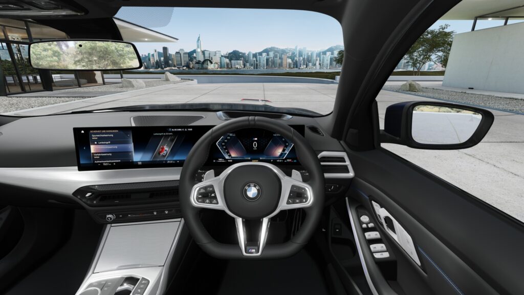 320d xDrive セダン Edition Shadow BMW Individual タンザナイト・ブルー 19インチ ブラック スタイリング1038 M パフォーム・テックス/クロス・コンビネーション ブラック(M パイピング付)の画像3