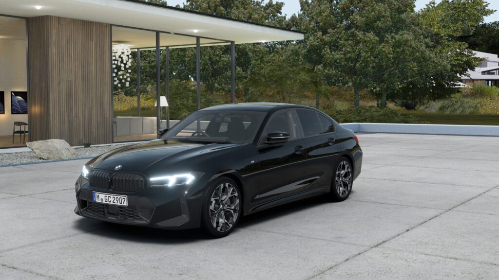 320d xDrive セダン Edition Shadow ブラック・サファイア 19インチ スタイリング1038 M パフォーム・テックス/クロス・コンビネーション ブラック(M パイピング付)