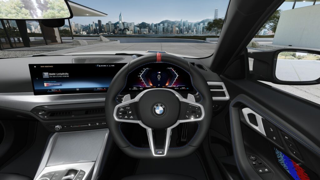 M240i xDrive クーペ ミネラル・ホワイト 19インチ ブラック M スポーツ・パッケージ・プロ スタイリング792M ヴァーネスカ・レザー ブラック(ブルー・ステッチ付)の画像3
