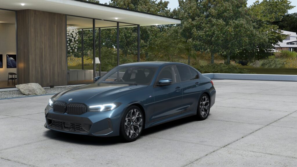 320i セダン Edition Shadow アークティック・レース・ブルー 19インチ ブラック スタイリング1038 M パフォーム・テックス/クロス・コンビネーション ブラック(M パイピング付)