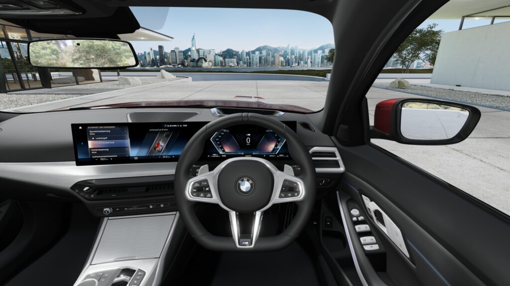 320d xDrive セダン Edition Shadow ファイヤー・レッド 19インチ ブラック スタイリング1038 M パフォーム・テックス/クロス・コンビネーション ブラック(M パイピング付)の画像3