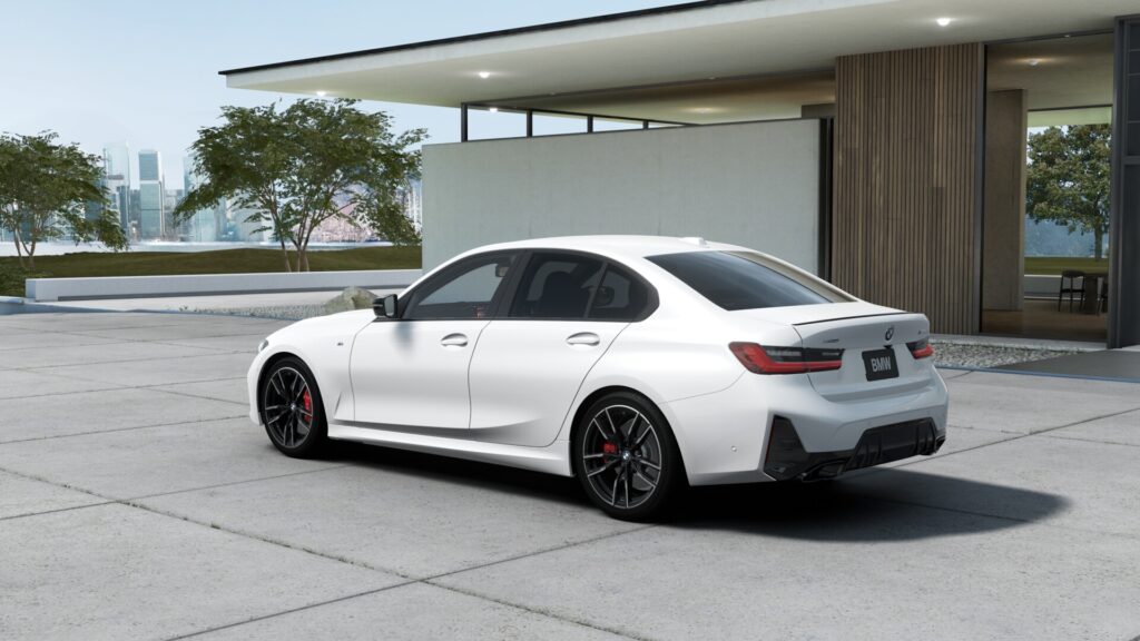M340i xDrive セダン ミネラル・ホワイト 19インチ ブラック M スポーツ・パッケージ・プロ スタイリング792Mの画像1
