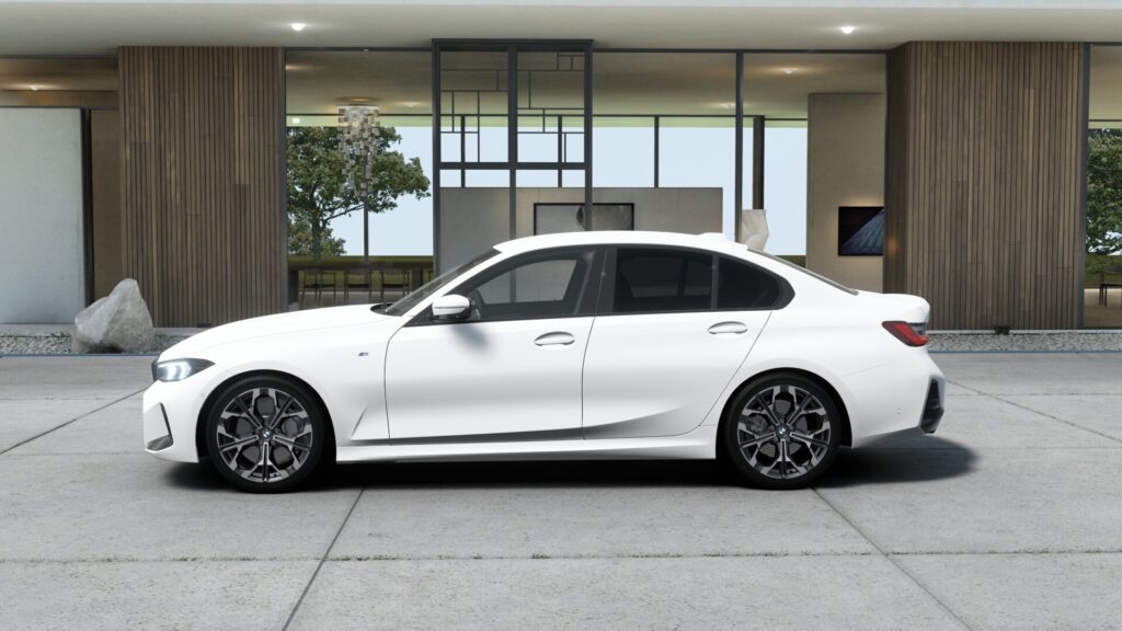 320i セダン Edition Shadow アルピン・ホワイト 19インチ ブラック スタイリング1038 M パフォーム・テックス/クロス・コンビネーション ブラック(M パイピング付)の画像2