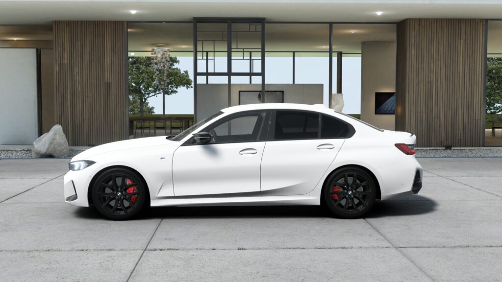 M340i xDrive セダン アルピン・ホワイト 19インチ ブラックの画像2