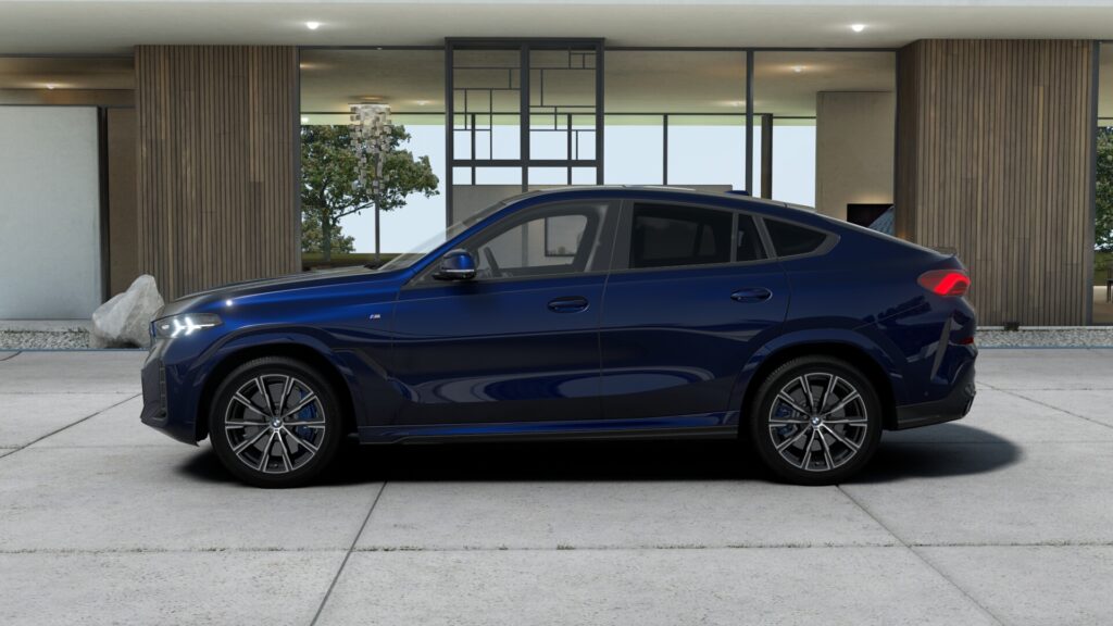 X6 xDrive35d M Sport BMW Individual タンザナイト・ブルー 20インチ コーヒー・ブラウンの画像2