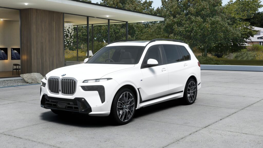 X7 xDrive40d M Sport アルピン・ホワイト 6人乗り 22インチ ブラック サンルーフ