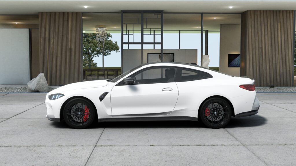 M4 Competition M xDrive クーペ アルピン・ホワイトの画像2