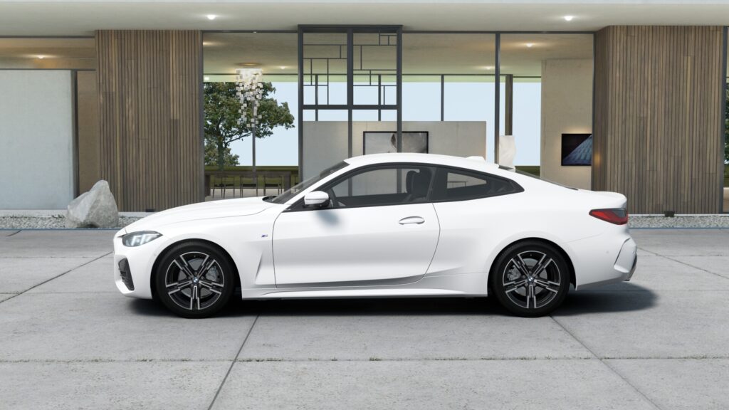 420i クーペ M Sport ミネラル・ホワイト 18インチ ブラック スタイリング848M ヴァーネスカ・レザー ブラックの画像2