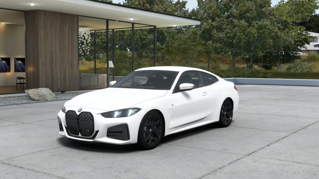 420i クーペ M Sport アルピン・ホワイト 19インチ ブラック M スポーツ・パッケージ・プロ スタイリング995M ヴァーネスカ・レザー ブラック