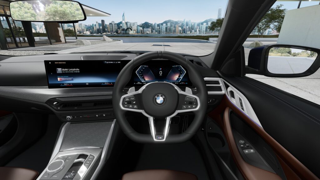 420i クーペ M Sport BMW Individual タンザナイト・ブルー 18インチ モカの画像3