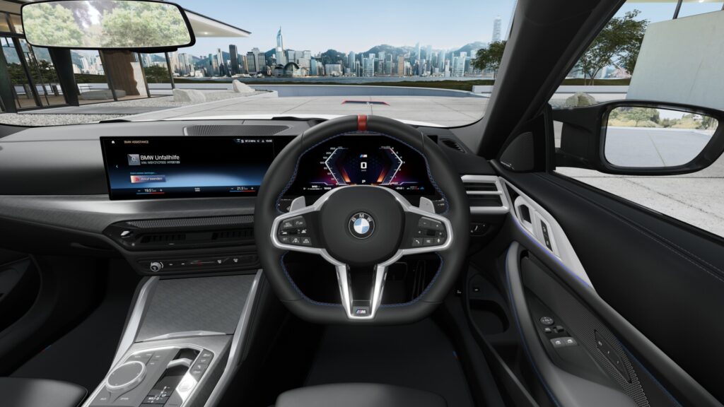 M440i xDrive クーペ アルピン・ホワイト 19インチ ブラック M スポーツ・パッケージ・プロ スタイリング995M ヴァーネスカ・レザー ブラック(ブルー・ステッチ付)の画像3