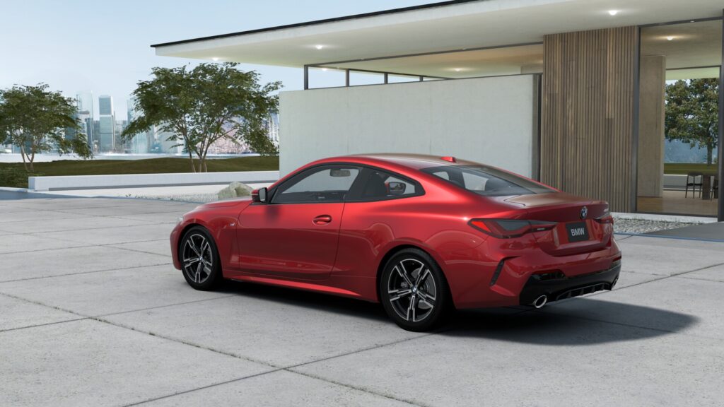 420i クーペ M Sport ファイヤー・レッド 18インチ ブラック スタイリング848M ヴァーネスカ・レザー ブラックの画像1