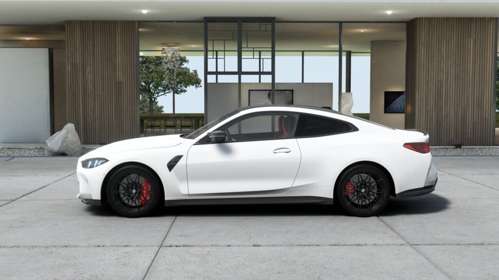 M4 Competition M xDrive クーペ （右ハンドル） アルピン・ホワイトの画像2