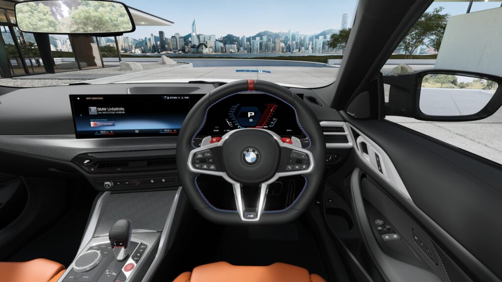 M4 Competition M xDrive クーペ （右ハンドル） アルピン・ホワイトの画像3