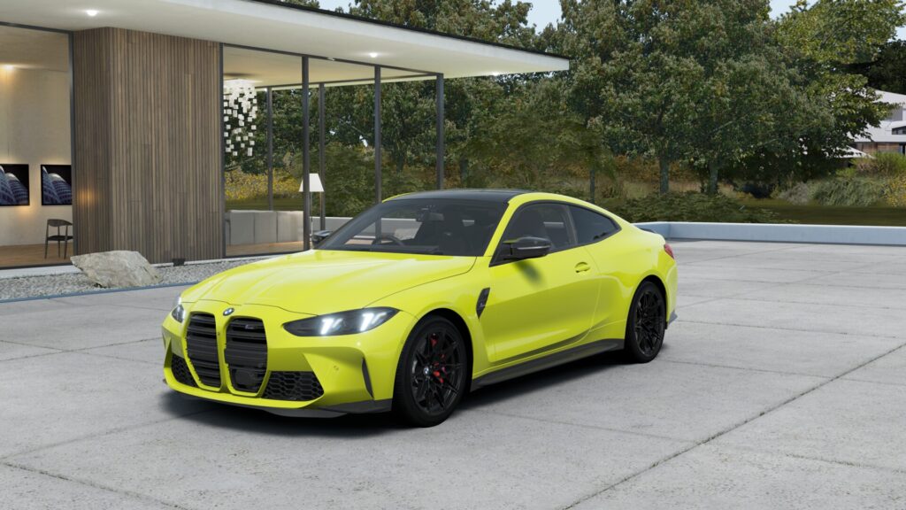 M4 Competition M xDrive クーペ （右ハンドル） M サンパウロ・イエロー 20インチ ブラック