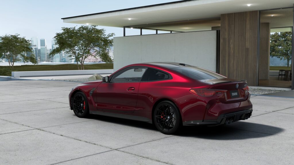 M4 Competition M xDrive クーペ （右ハンドル） アヴェンチュリン・レッド 20インチ キャラミ・オレンジの画像1