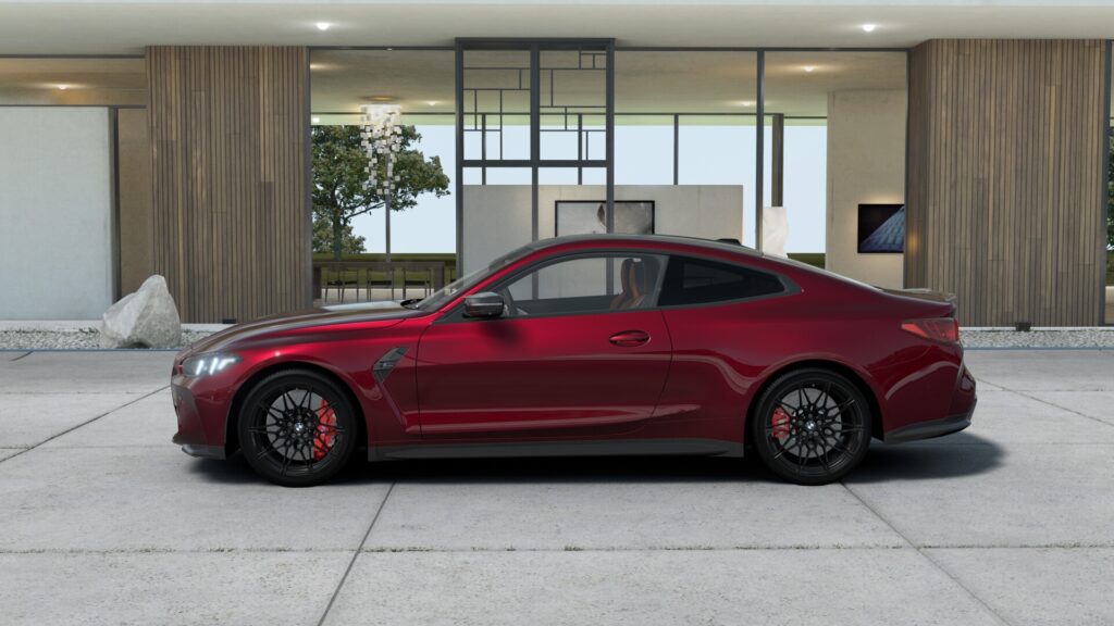 M4 Competition M xDrive クーペ （右ハンドル） アヴェンチュリン・レッド 20インチ キャラミ・オレンジの画像2
