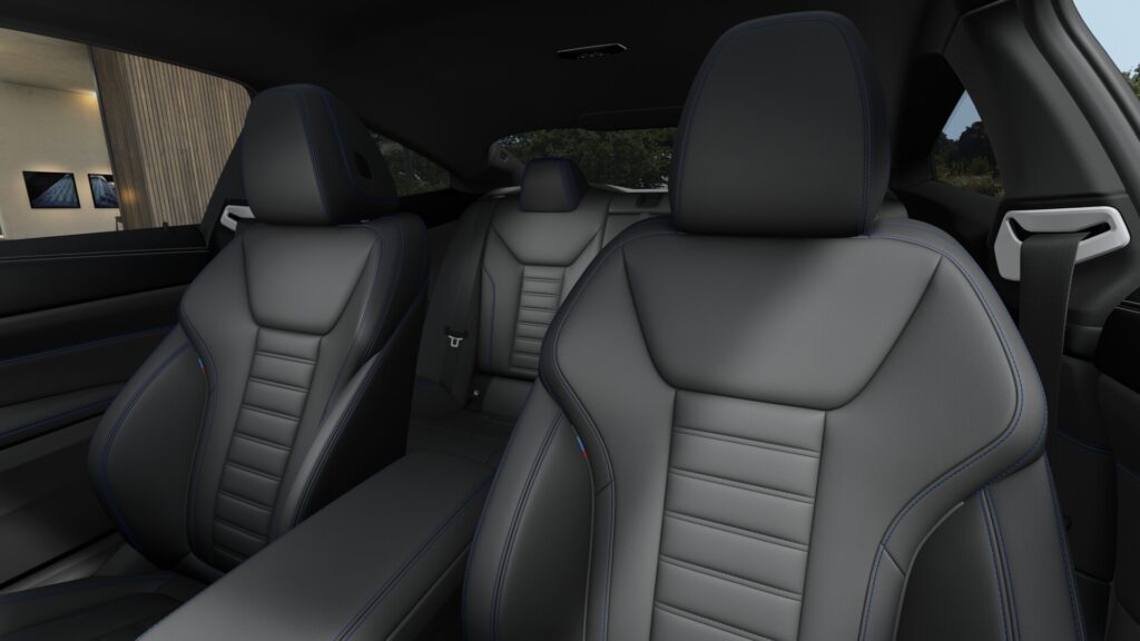 420i クーペ M Sport BMW Individual タンザナイト・ブルー 18インチ ブラック スタイリング848M ヴァーネスカ・レザー ブラック(ブルー・ステッチ付)の画像4