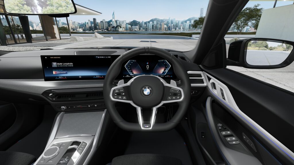 420d xDrive グラン クーペ M Sport ブラック・サファイア 18インチ M パフォーム・テックス/クロス・コンビネーション ブラック(M パイピング付)の画像3