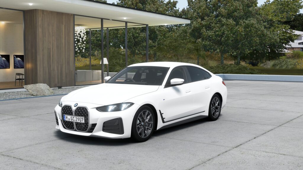 420i グラン クーペ M Sport アルピン・ホワイト 18インチ ブラック M パフォーム・テックス/クロス・コンビネーション ブラック(M パイピング付)