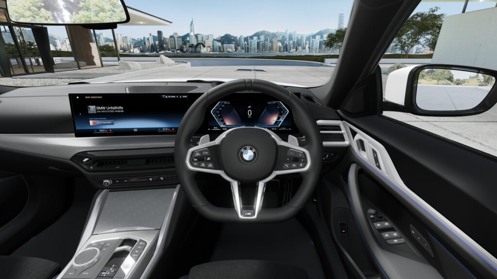 420i グラン クーペ M Sport アルピン・ホワイト 18インチ ブラック M パフォーム・テックス/クロス・コンビネーション ブラック(M パイピング付)の画像3