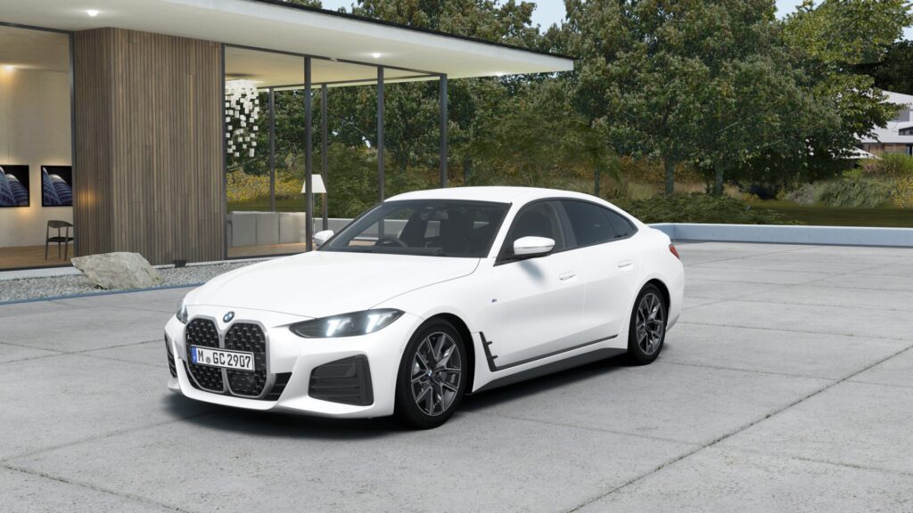 420d xDrive グラン クーペ M Sport ミネラル・ホワイト 18インチ ブラック M パフォーム・テックス/クロス・コンビネーション ブラック(M パイピング付)