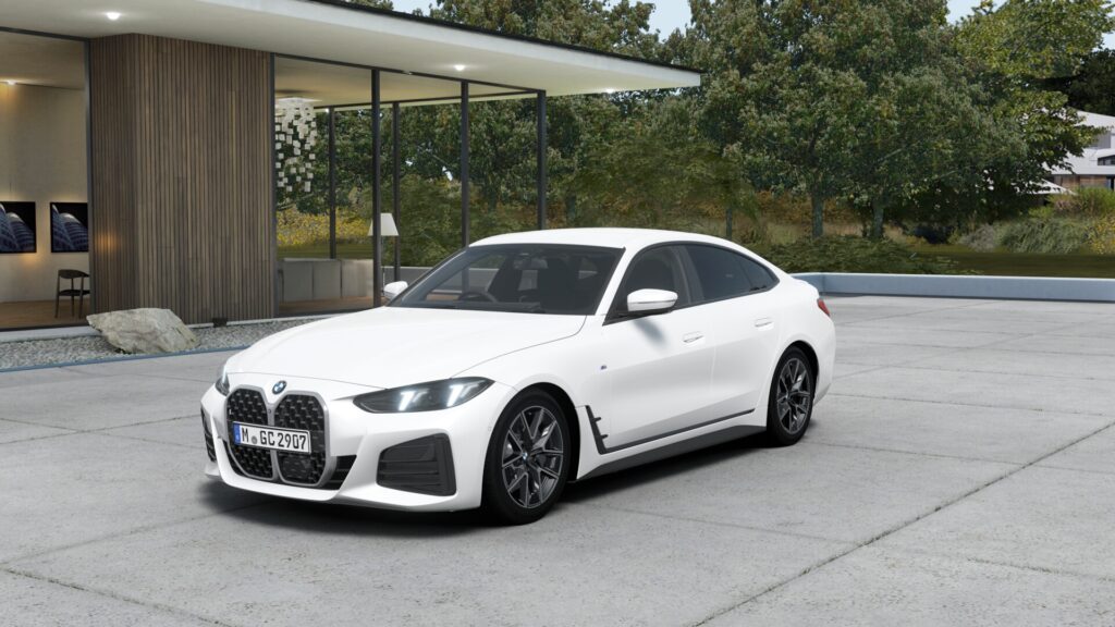 420i グラン クーペ M Sport ミネラル・ホワイト 18インチ ブラック M パフォーム・テックス/クロス・コンビネーション ブラック(M パイピング付)