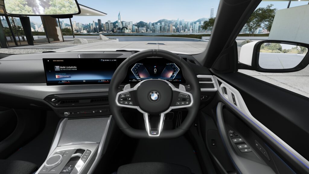 420i グラン クーペ M Sport ミネラル・ホワイト 18インチ ブラック M パフォーム・テックス/クロス・コンビネーション ブラック(M パイピング付)の画像3