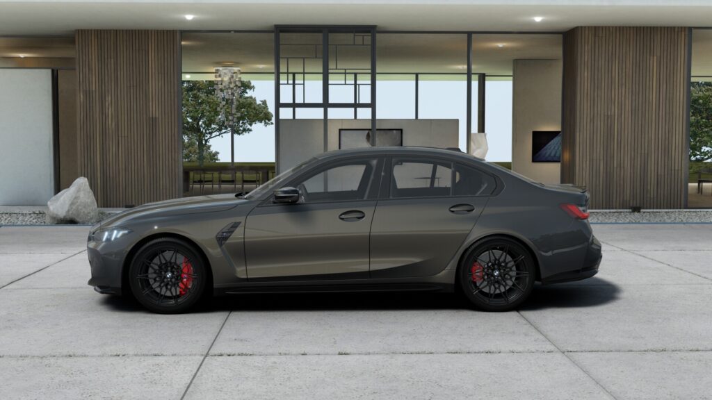 M3 Competition M xDrive セダン BMW Individual ドラバイト・グレー 20インチ ブラックの画像2