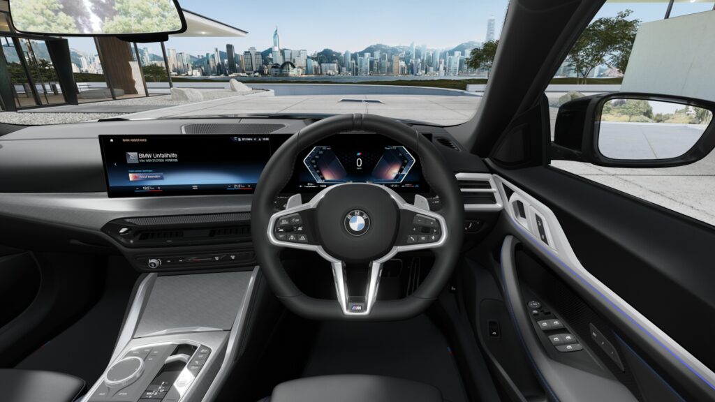 420i グラン クーペ M Sport ブラック・サファイア 18インチ ヴァーネスカ・レザー ブラック(ブルー・ステッチ付)の画像3