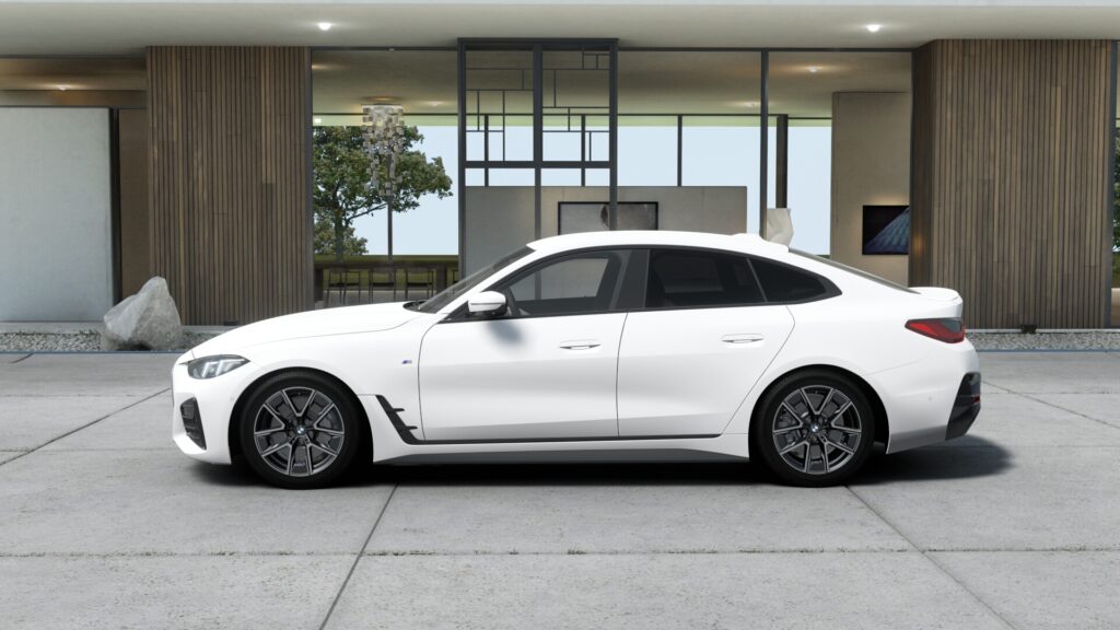 420i グラン クーペ M Sport アルピン・ホワイト 18インチ ブラック ヴァーネスカ・レザー ブラック(ブルー・ステッチ付)の画像2