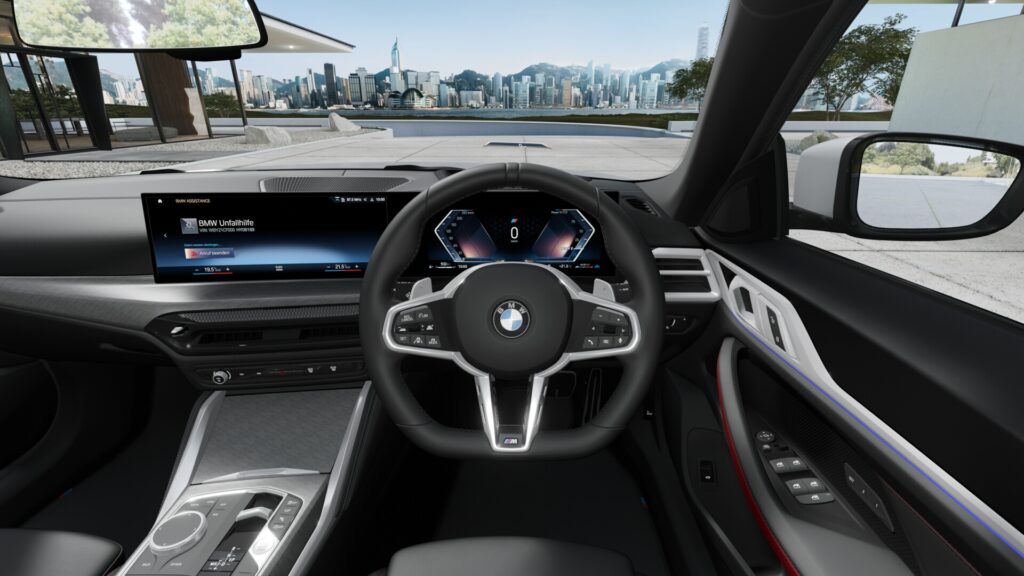 420d xDrive グラン クーペ M Sport M ブルックリン・グレー 18インチ ブラック ヴァーネスカ・レザー ブラック(レッド・ハイライト付)の画像3