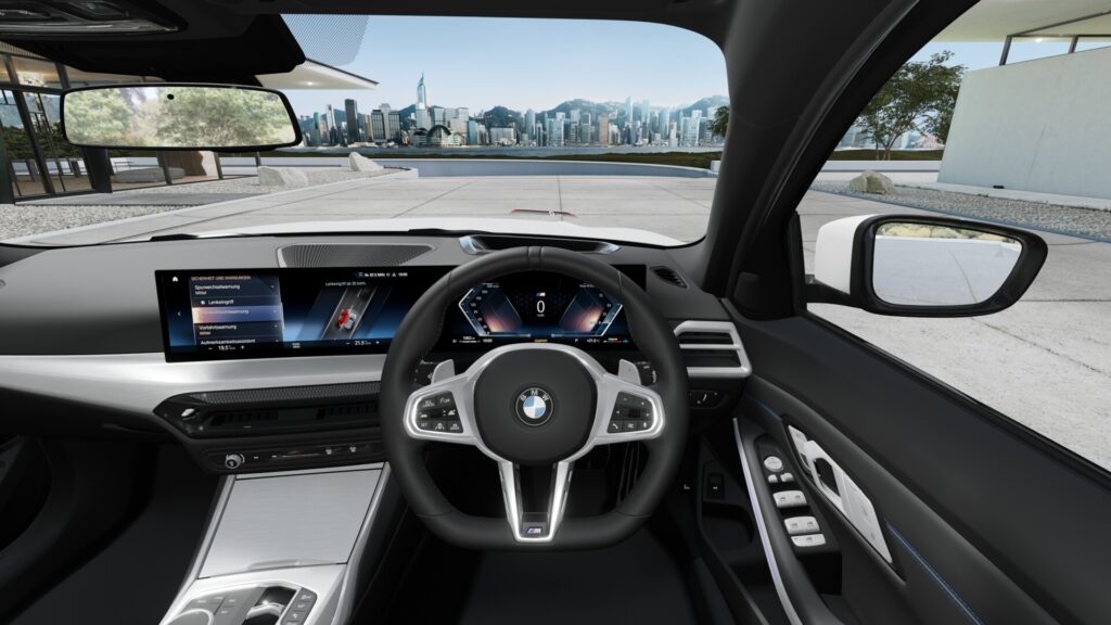 320d xDrive ツーリング Edition Shadow ミネラル・ホワイト 19インチ ブラック スタイリング1038 M パフォーム・テックス/クロス・コンビネーション ブラック(M パイピング付)の画像3