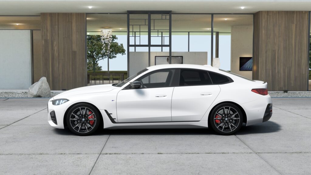 M440i xDrive グラン クーペ ミネラル・ホワイト 19インチ ブラック M スポーツ・パッケージ・プロ スタイリング861M ヴァーネスカ・レザー ブラック(ブルー・ステッチ付)の画像2