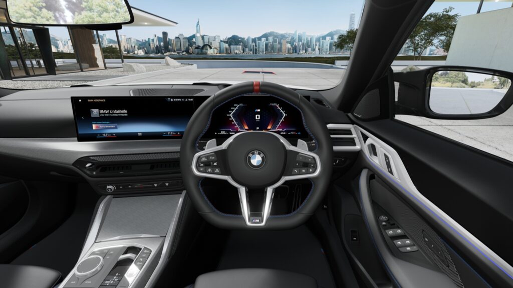 M440i xDrive グラン クーペ ミネラル・ホワイト 19インチ ブラック M スポーツ・パッケージ・プロ スタイリング861M ヴァーネスカ・レザー ブラック(ブルー・ステッチ付)の画像3