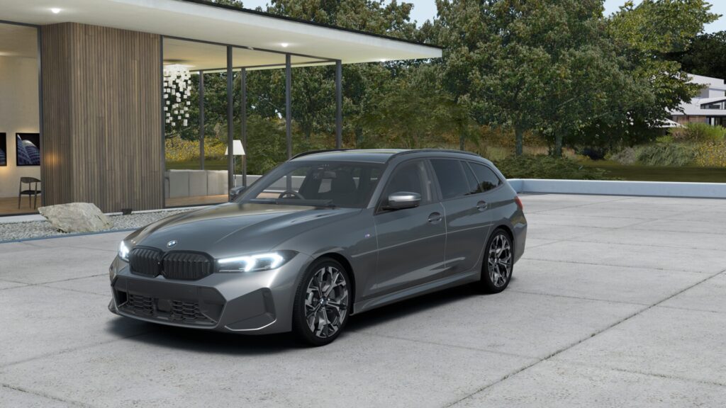 320d xDrive ツーリング Edition Shadow スカイスクレイパー・グレー 19インチ ブラック スタイリング1038 ヴァーネスカ・レザー ブラック
