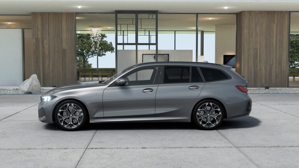 320d xDrive ツーリング Edition Shadow スカイスクレイパー・グレー 19インチ ブラック スタイリング1038 ヴァーネスカ・レザー ブラックの画像2