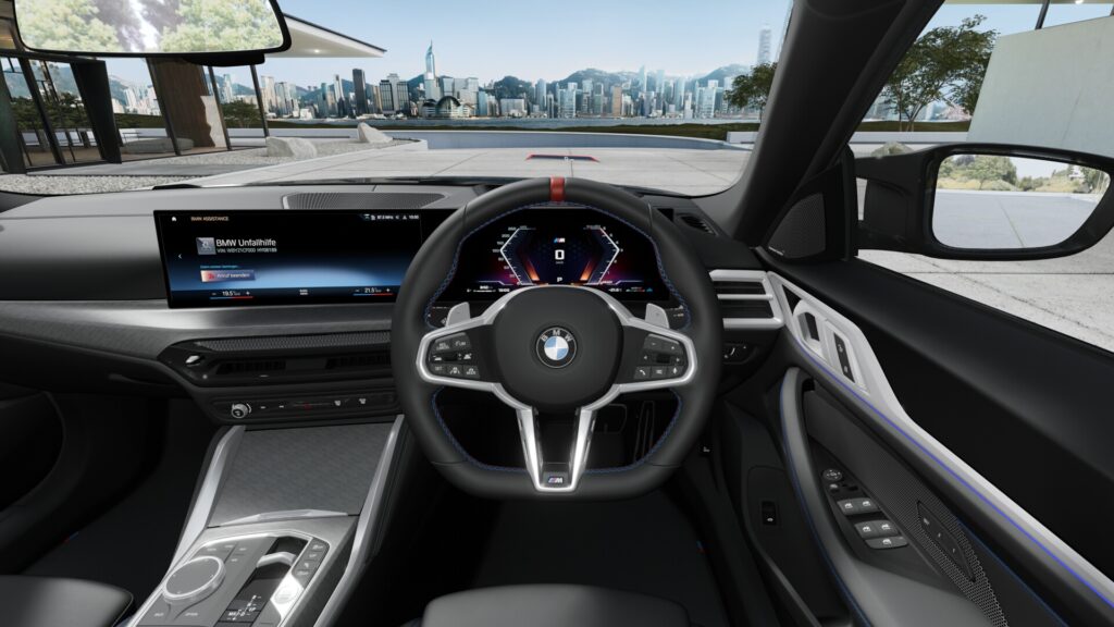 M440i xDrive グラン クーペ ブラック・サファイア 19インチ M スポーツ・パッケージ・プロ スタイリング861M ヴァーネスカ・レザー ブラック(ブルー・ステッチ付)の画像3