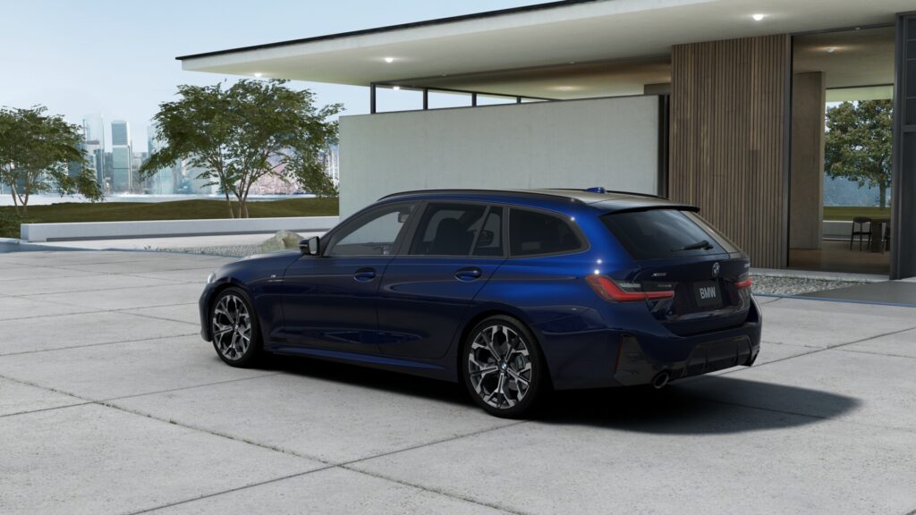 320d xDrive ツーリング Edition Shadow BMW Individual タンザナイト・ブルー 19インチ ブラック スタイリング1038 M パフォーム・テックス/クロス・コンビネーション ブラック(M パイピング付)の画像1