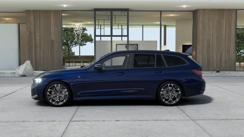 320d xDrive ツーリング Edition Shadow BMW Individual タンザナイト・ブルー 19インチ ブラック スタイリング1038 M パフォーム・テックス/クロス・コンビネーション ブラック(M パイピング付)の画像2