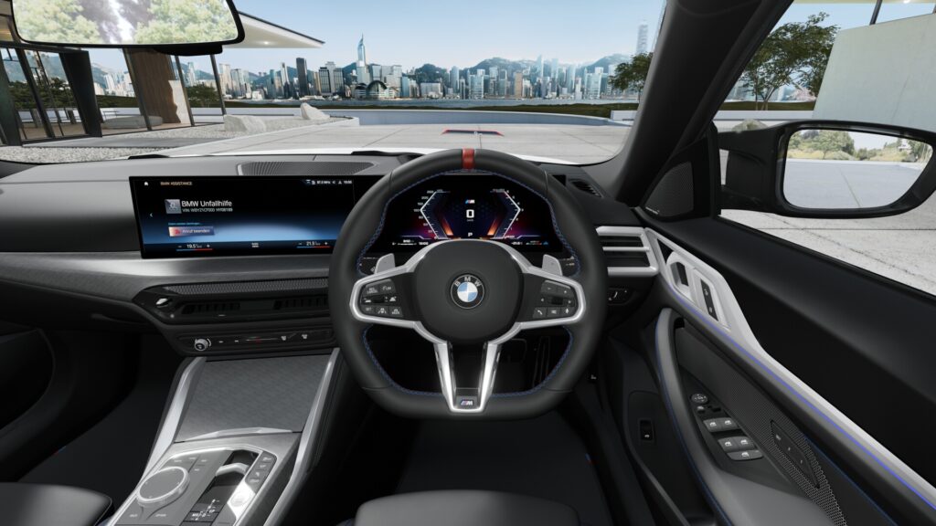 M440i xDrive グラン クーペ アルピン・ホワイト 19インチ ブラック M スポーツ・パッケージ・プロ スタイリング861M ヴァーネスカ・レザー ブラック(ブルー・ステッチ付)の画像3