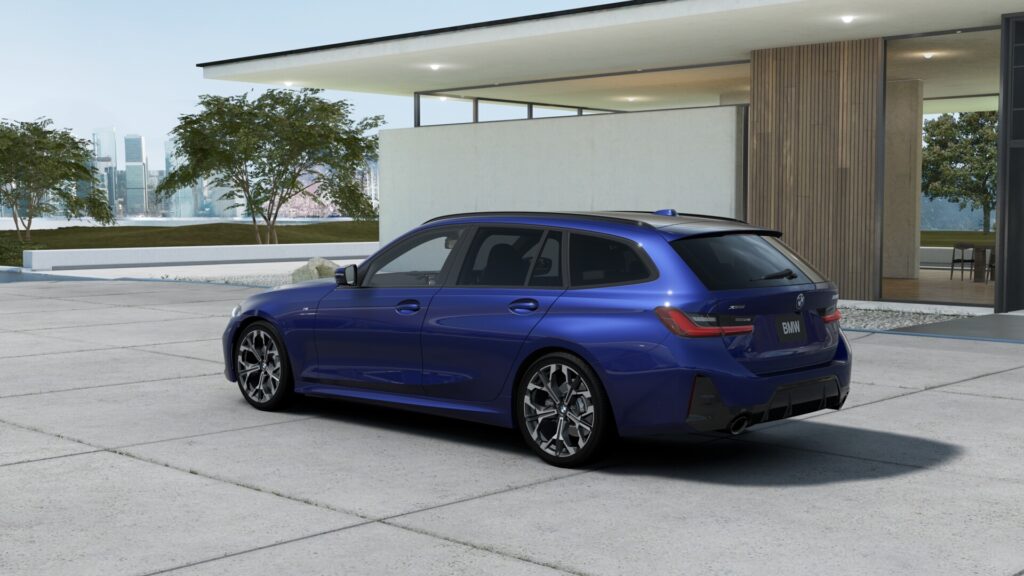 320d xDrive ツーリング Edition Shadow M ポルティマオ・ブルー 19インチ ブラック スタイリング1038 M パフォーム・テックス/クロス・コンビネーション ブラック(M パイピング付)の画像1