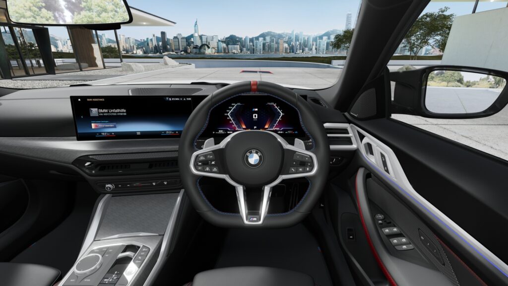 M440i xDrive グラン クーペ ミネラル・ホワイト 19インチ ブラック M スポーツ・パッケージ・プロ スタイリング861M ヴァーネスカ・レザー ブラック(レッド・ハイライト付)の画像3