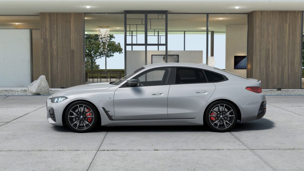 M440i xDrive グラン クーペ M ブルックリン・グレー 19インチ ブラック M スポーツ・パッケージ・プロ スタイリング861M ヴァーネスカ・レザー ブラック(レッド・ハイライト付)の画像2