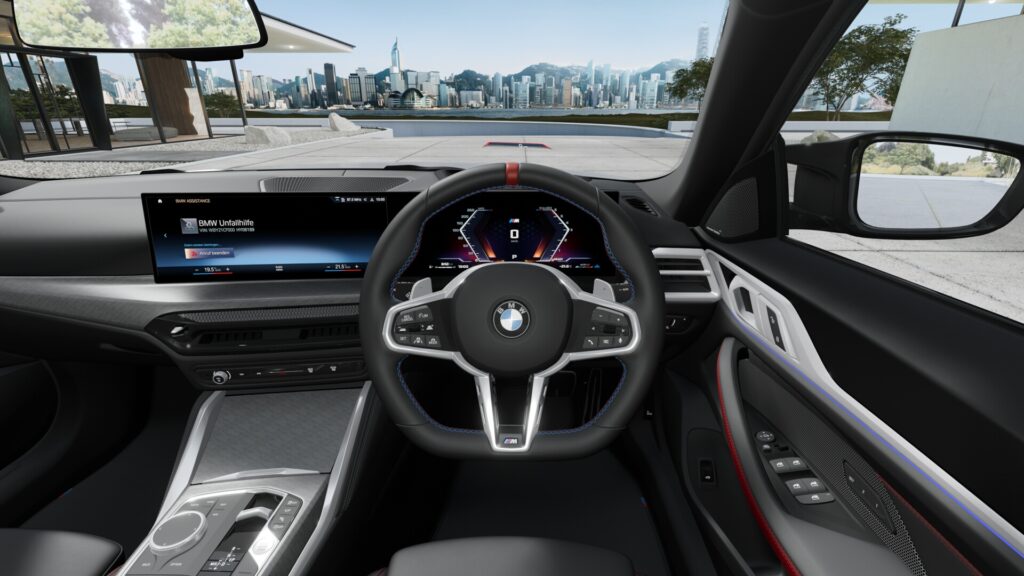M440i xDrive グラン クーペ M ブルックリン・グレー 19インチ ブラック M スポーツ・パッケージ・プロ スタイリング861M ヴァーネスカ・レザー ブラック(レッド・ハイライト付)の画像3
