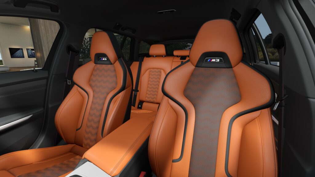 M3 Competition M xDrive ツーリング ブラック・サファイア 20インチ キャラミ・オレンジの画像4