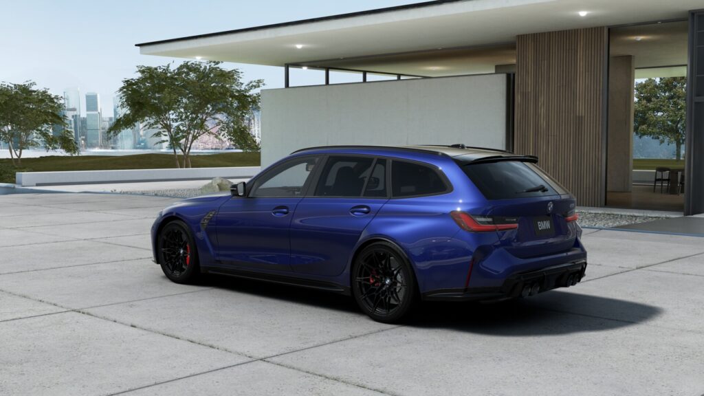 M3 Competition M xDrive ツーリング M ポルティマオ・ブルー 20インチ キャラミ・オレンジの画像1