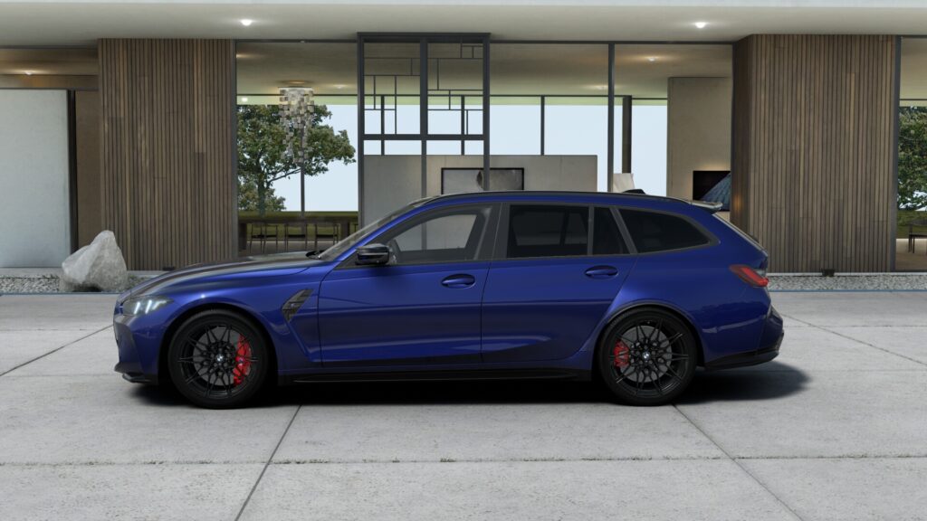 M3 Competition M xDrive ツーリング M ポルティマオ・ブルー 20インチ キャラミ・オレンジの画像2
