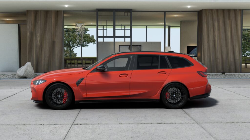 M3 Competition M xDrive ツーリング M トロント・レッド 20インチ ブラックの画像2